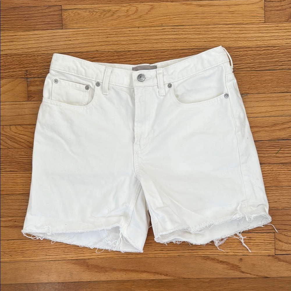 EVERLANE, Relaxed White Denim Shorts